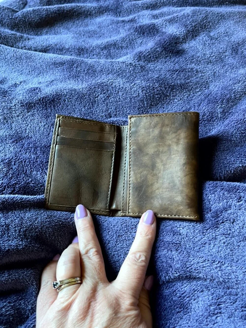 NWOT Men's Trifold Genuine Leather Wallet